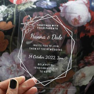 Acrylic Invitation - Magnolia