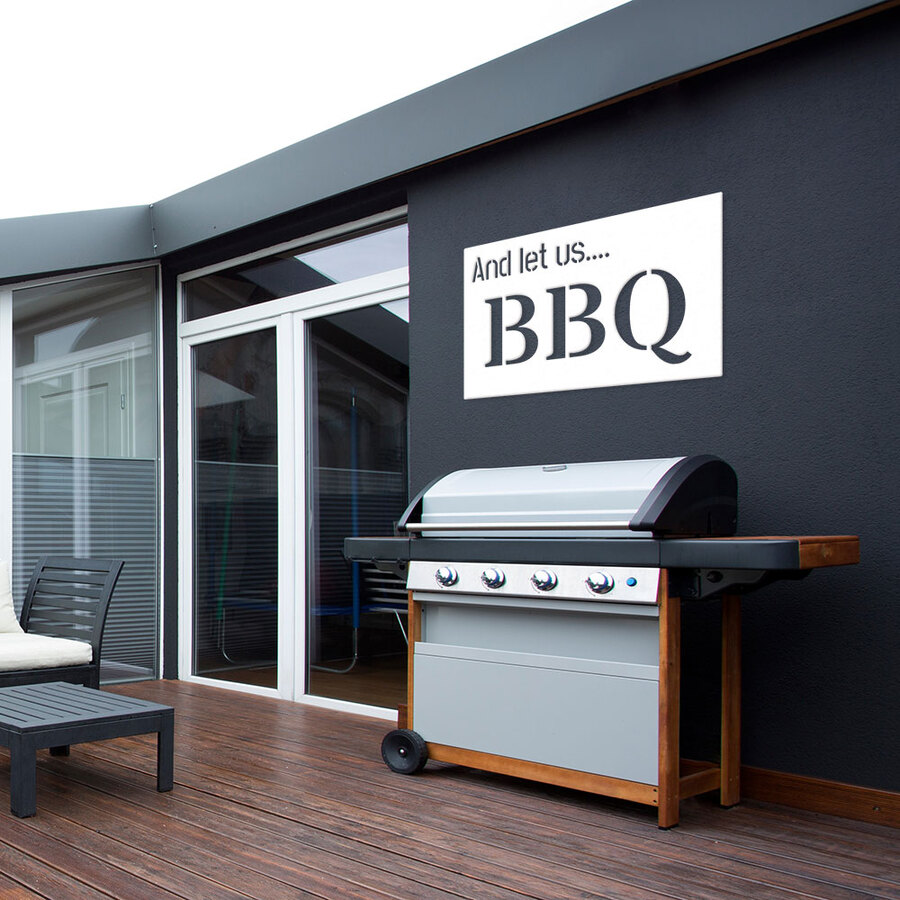 Outdoor BBQ Patio Sign